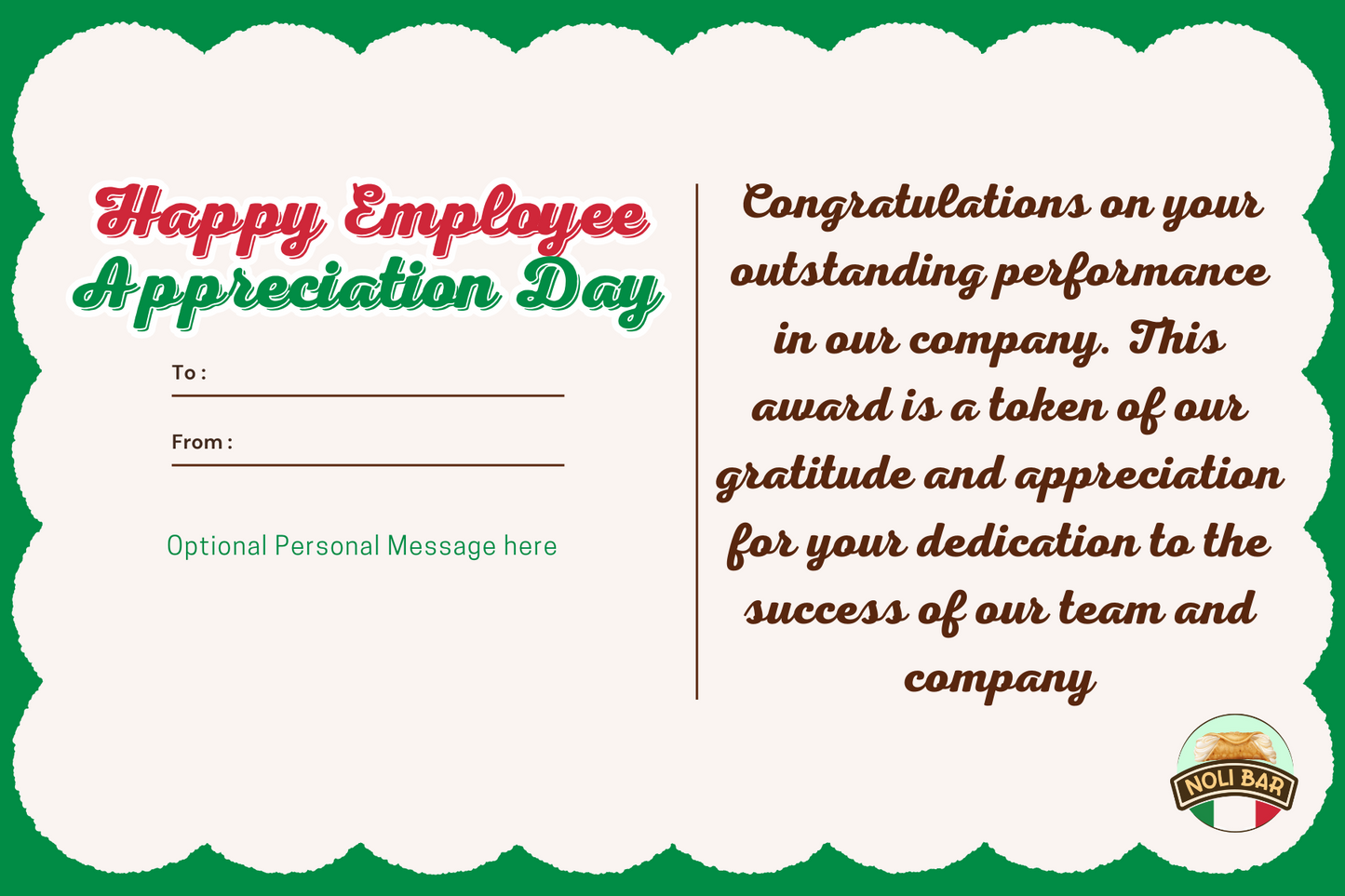Employee Appreciation
