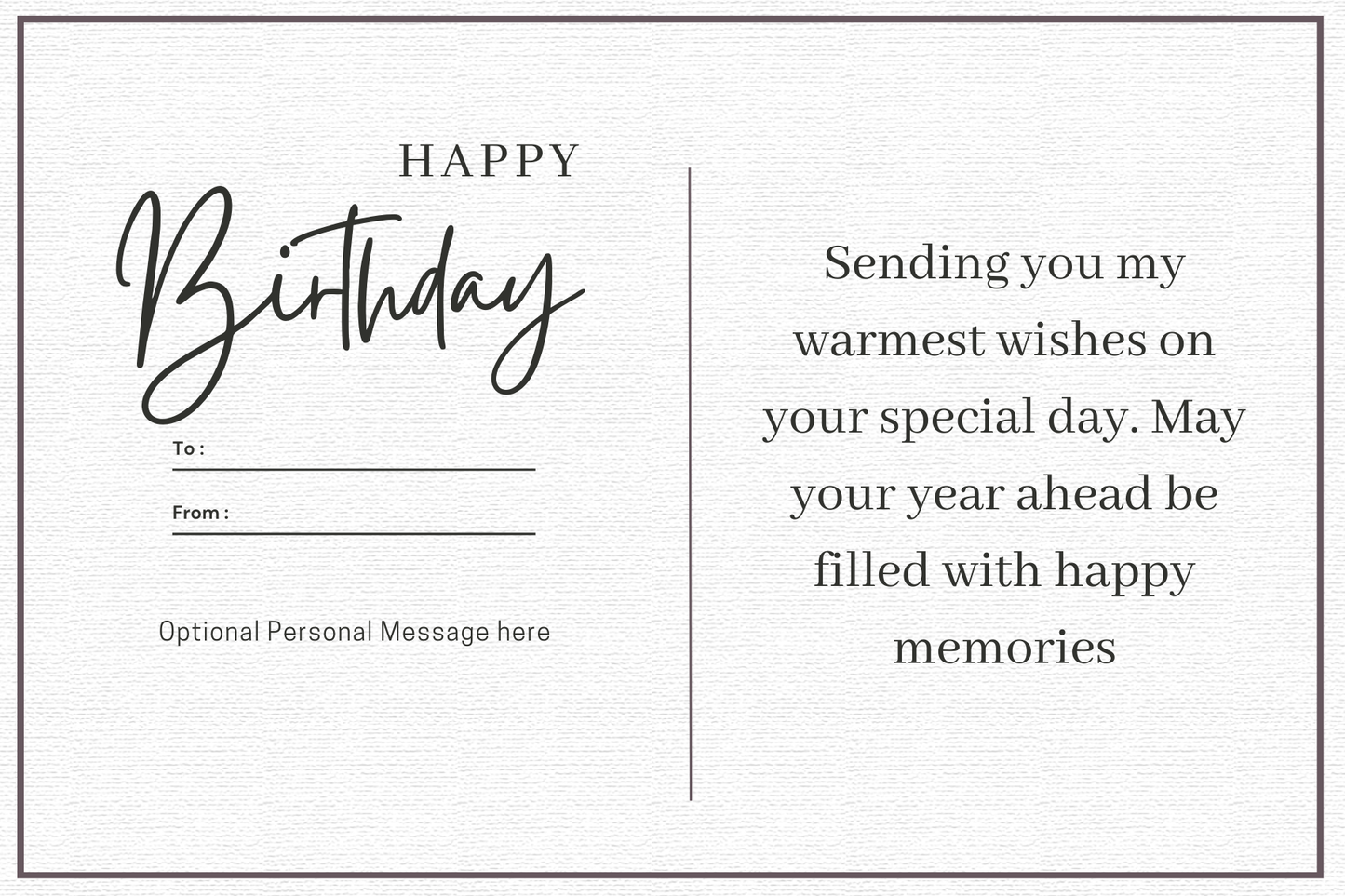 Happy Birthday