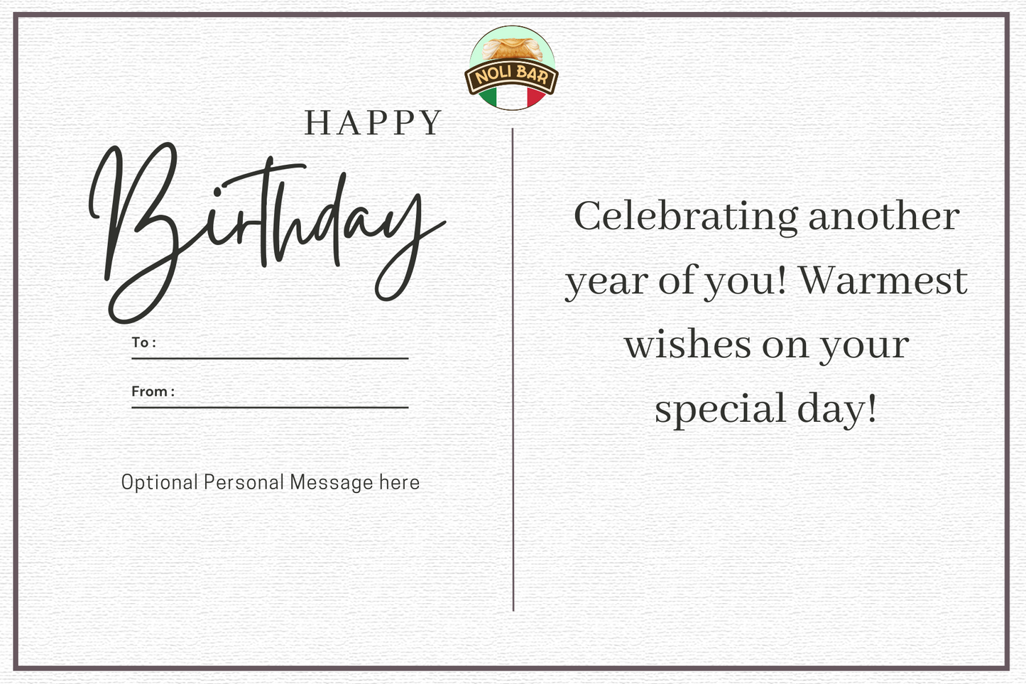 Happy Birthday