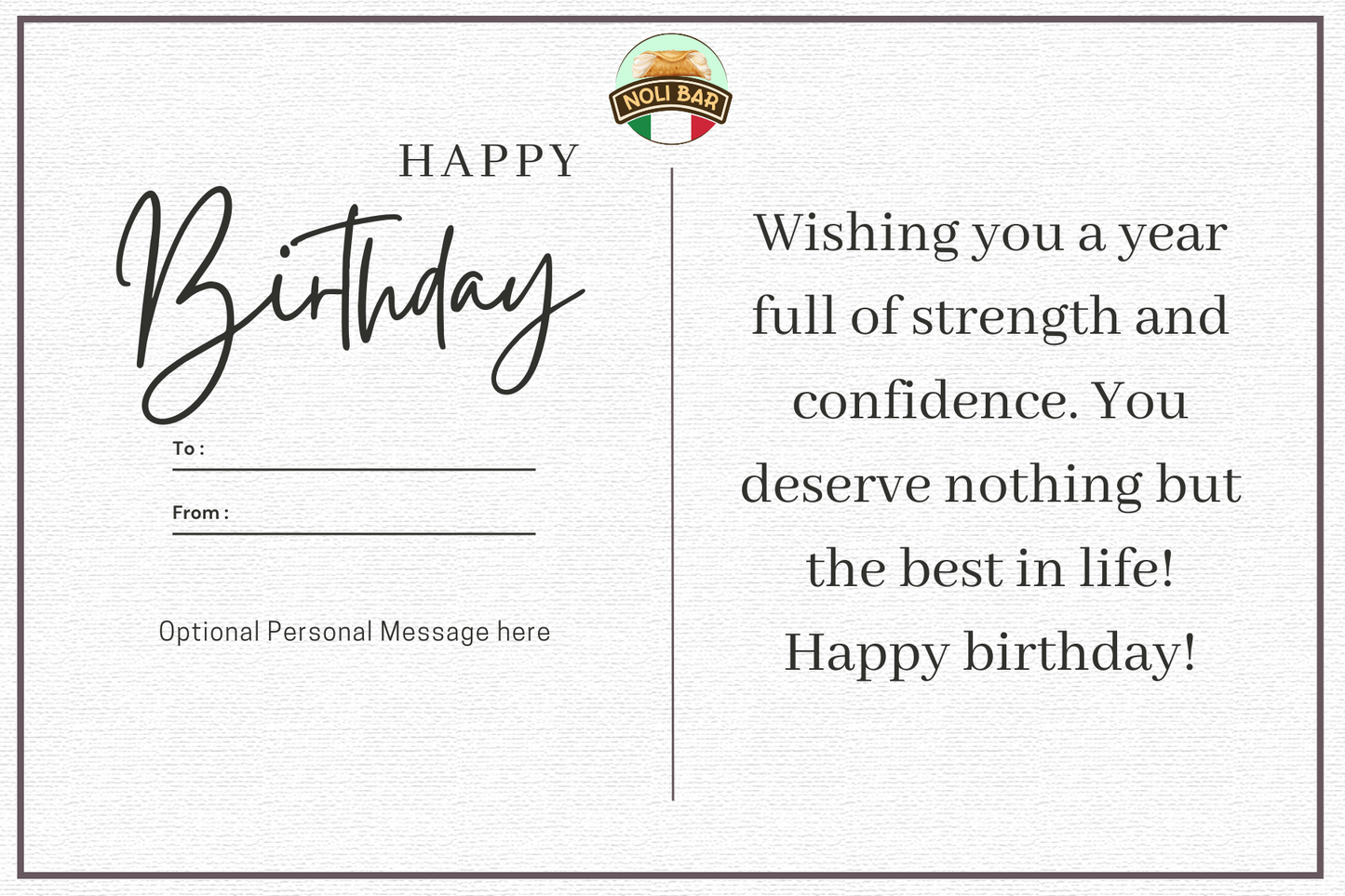 Happy Birthday