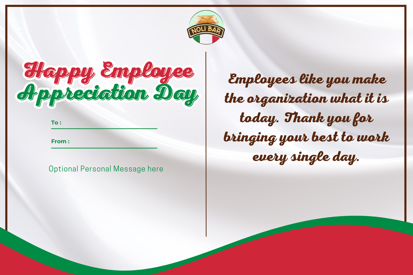 Employee Appreciation