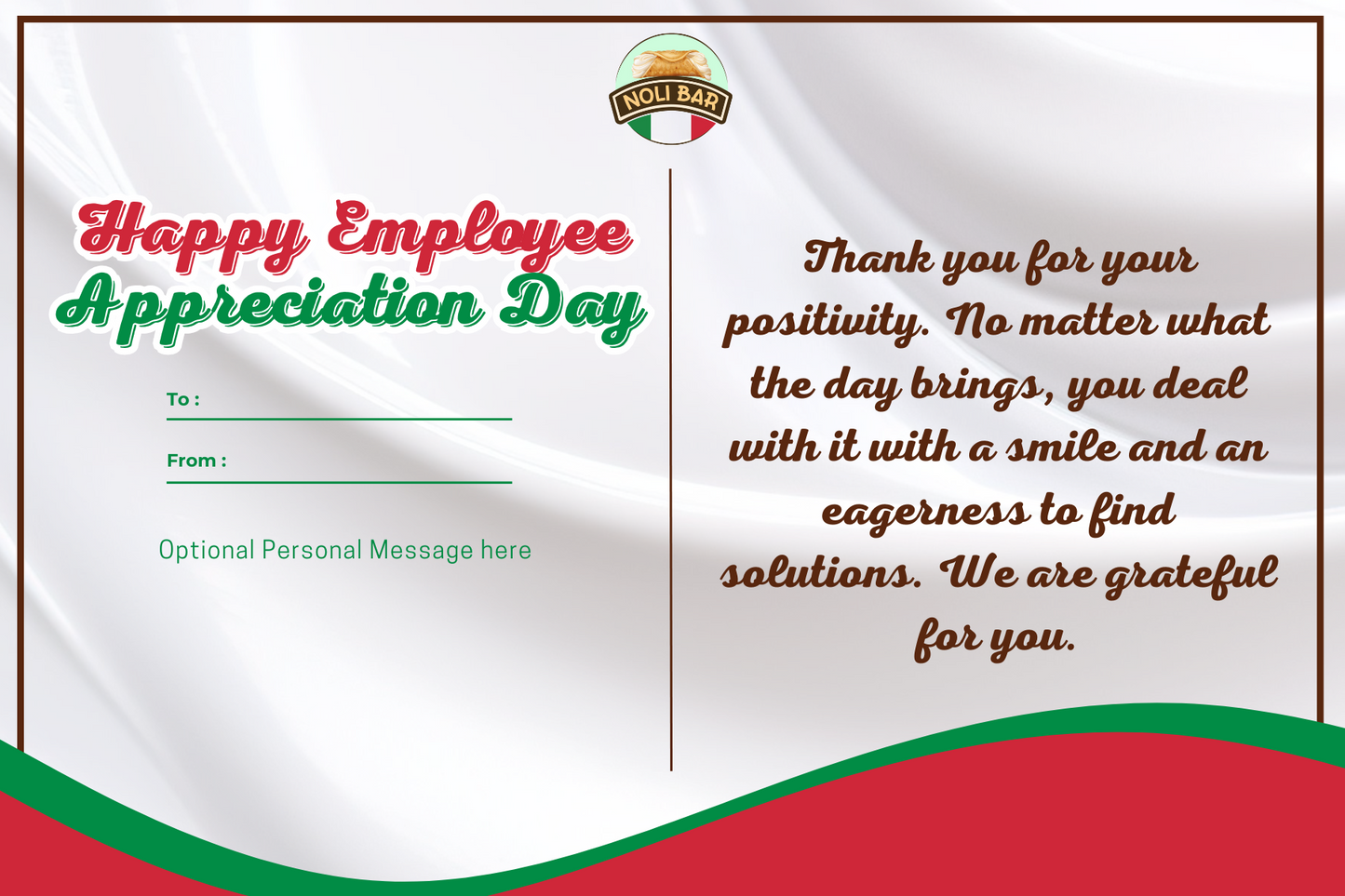 Employee Appreciation